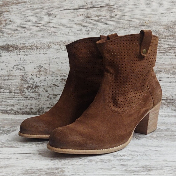 🟨Like New n.d.c. Made by Hand Suede Booties - Picture 3 of 13